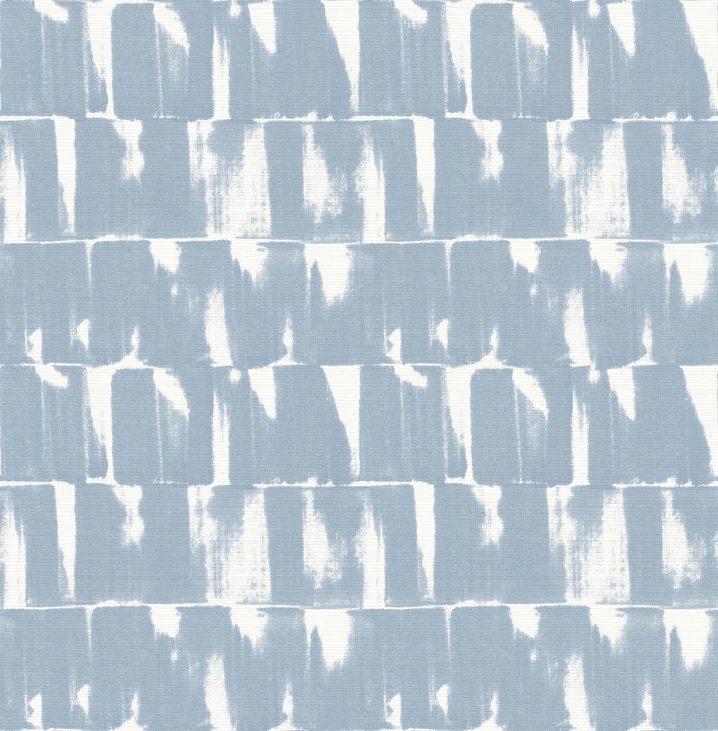 A-Street Prints Bancroft Blue Artistic Stripe Wallpaper