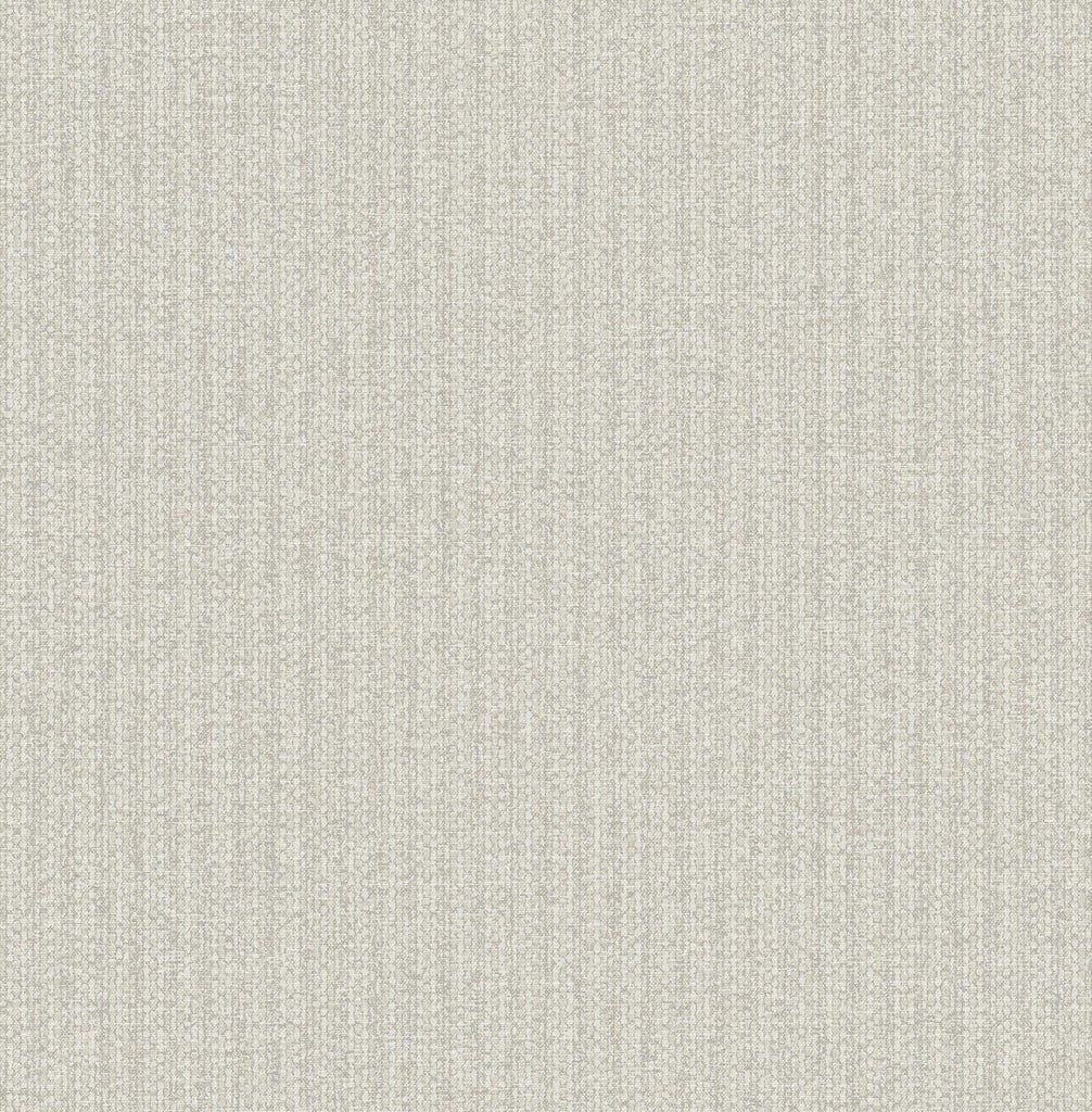A-Street Prints Lawndale Taupe Textured Pinstripe Wallpaper