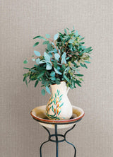 A-Street Prints Lawndale Lavender Textured Pinstripe Wallpaper