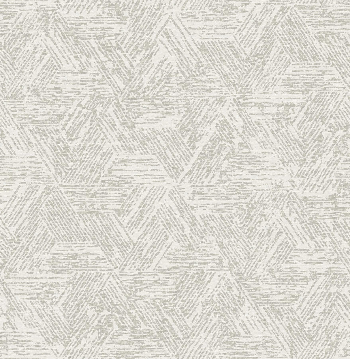 A-Street Prints Retreat Grey Quilted Geometric Wallpaper