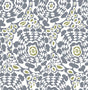 A-Street Prints Divine Slate Abstract Medallion Wallpaper