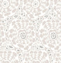 A-Street Prints Divine Grey Abstract Medallion Wallpaper