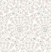 A-Street Prints Divine Grey Abstract Medallion Wallpaper