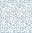 A-Street Prints Divine Light Blue Abstract Medallion Wallpaper