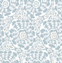 A-Street Prints Divine Light Blue Abstract Medallion Wallpaper
