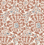 A-Street Prints Divine Rust Abstract Medallion Wallpaper