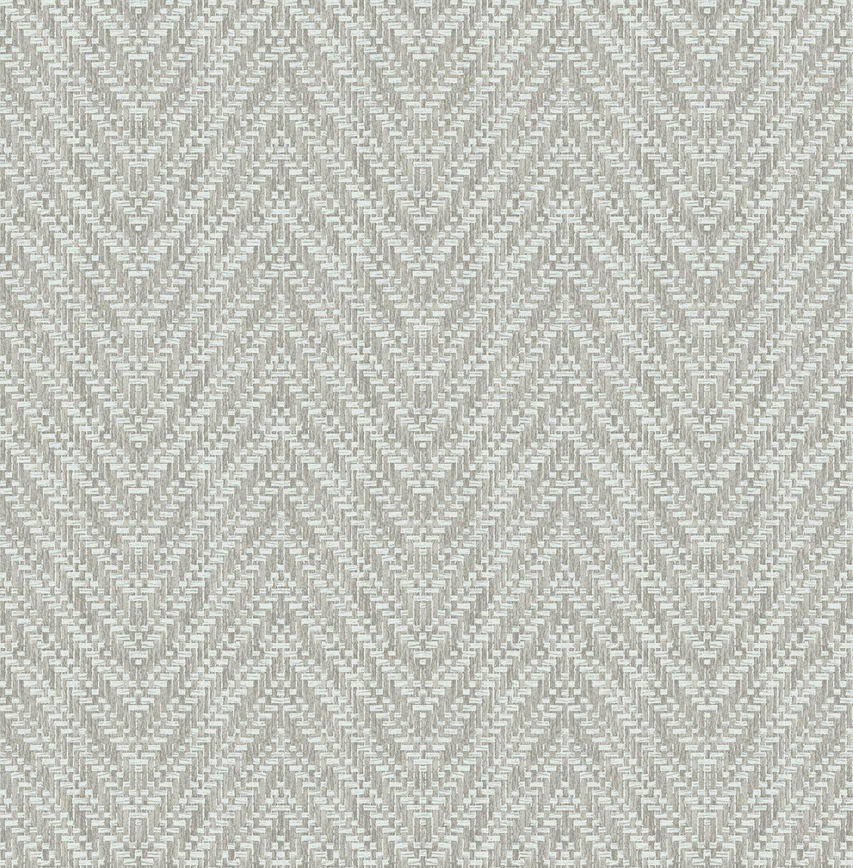 A-Street Prints Glynn Sterling Chevron Wallpaper