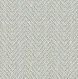 A-Street Prints Glynn Sterling Chevron Wallpaper