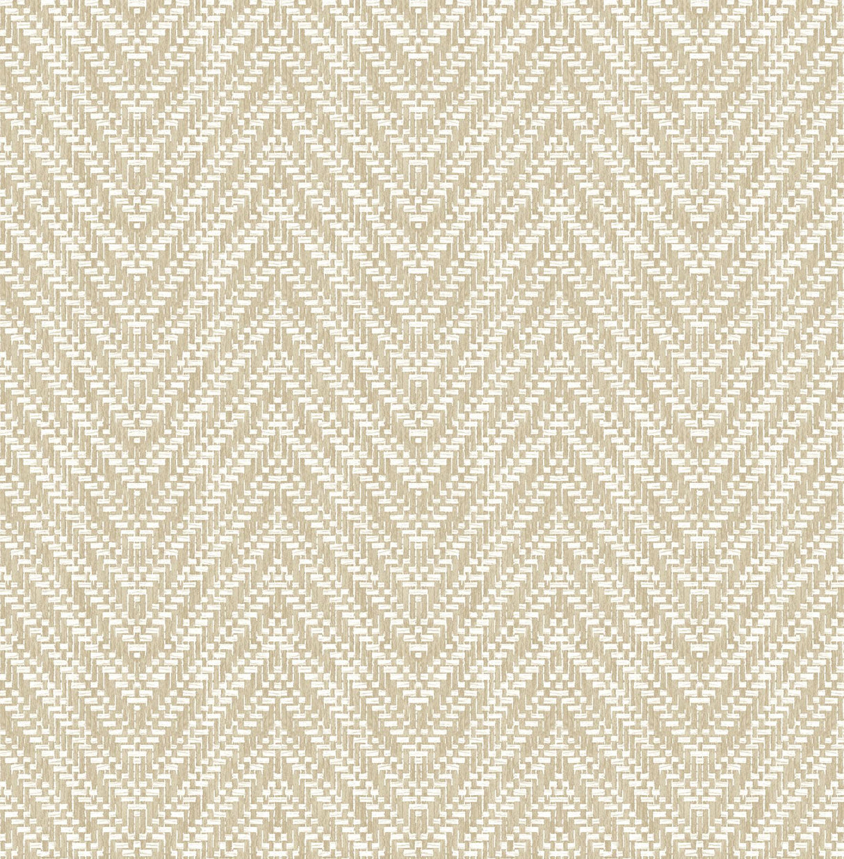 A-Street Prints Glynn Wheat Chevron Wallpaper