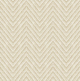 A-Street Prints Glynn Wheat Chevron Wallpaper