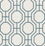 A-Street Prints Manor Blue Geometric Trellis Wallpaper