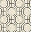 A-Street Prints Manor Black Geometric Trellis Wallpaper