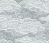 A-Street Prints Vision Slate Stipple Clouds Wallpaper