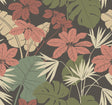 A-Street Prints Medellin Black Rainforest Floor Wallpaper