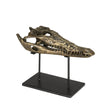 NOIR Brass Alligator On Stand Medium