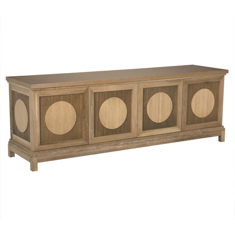 NOIR Wellington 4 Door Sideboard White Oak