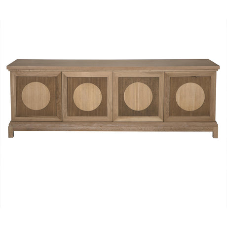 NOIR Wellington 4 Door Sideboard White Oak