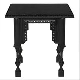 NOIR Luxor Side Table Hand Rubbed Black