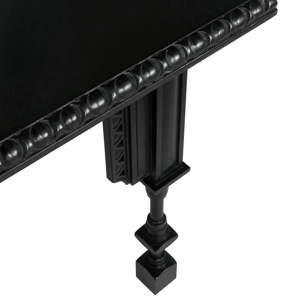NOIR Luxor Side Table Hand Rubbed Black