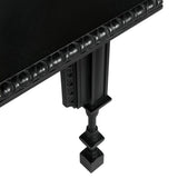 NOIR Luxor Side Table Hand Rubbed Black