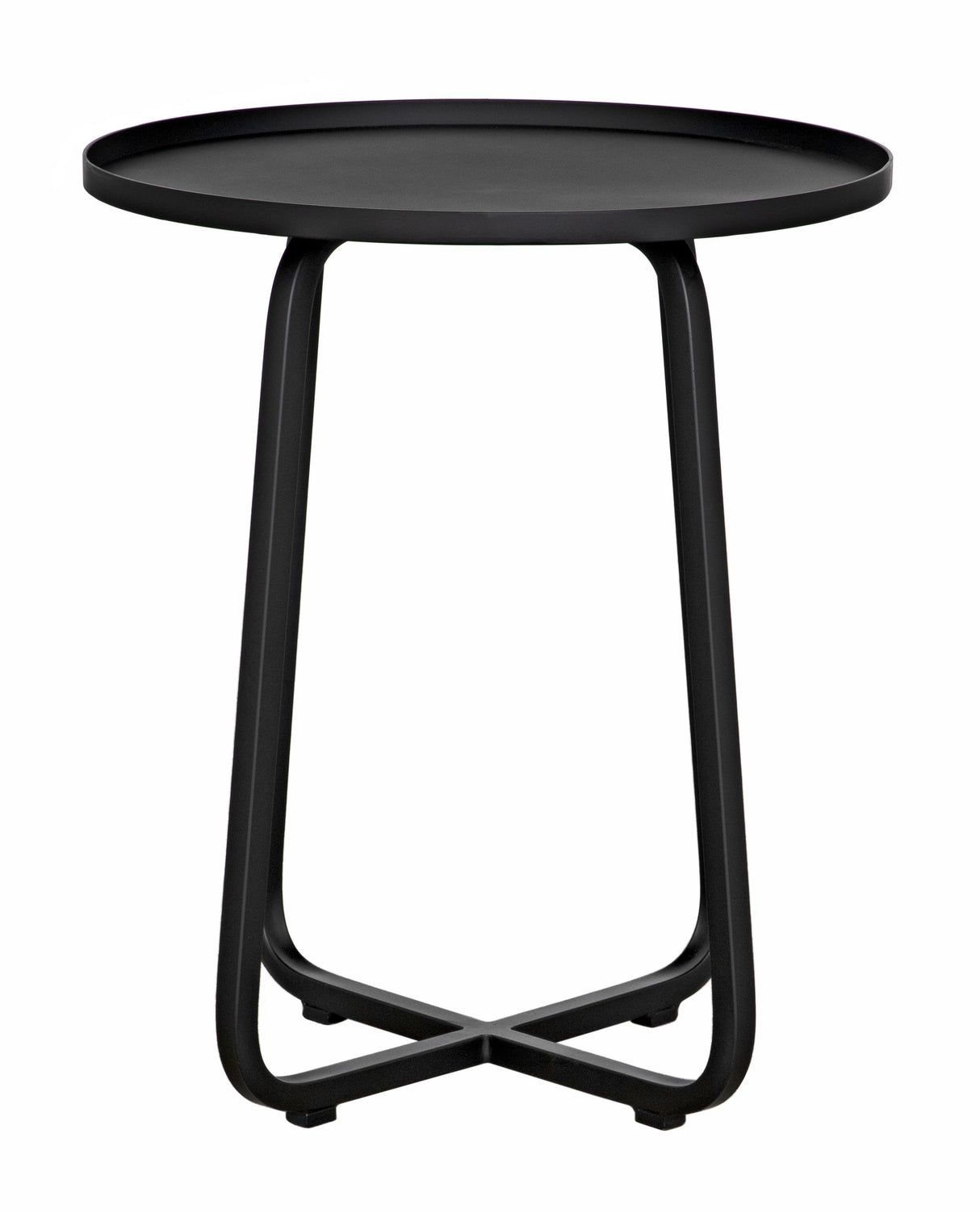NOIR Kimana Side Table Black Steel
