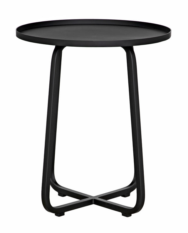 NOIR Kimana Side Table Black Steel