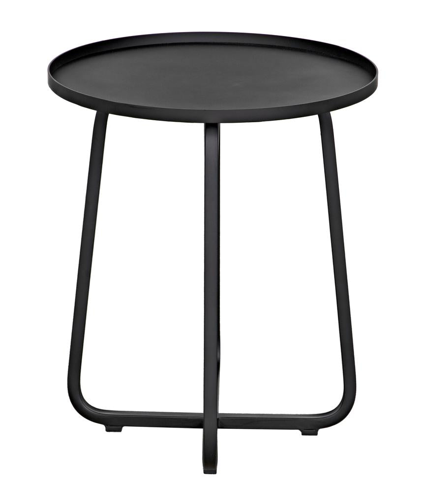 NOIR Kimana Side Table Black Iron