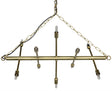 NOIR Sperato Chandelier Antique Brass