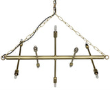 NOIR Sperato Chandelier Antique Brass