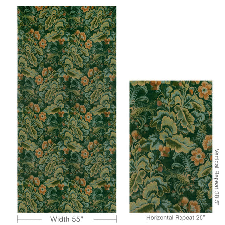 Lee Jofa BARWICK VELVET CYPRESS Upholstery Fabric