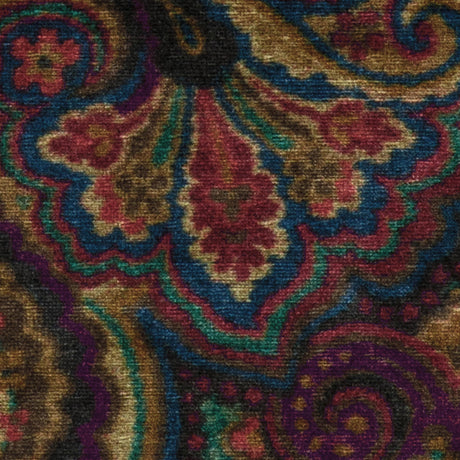 Lee Jofa CARSWELL VELVET TOPAZ/RUBY Upholstery Fabric
