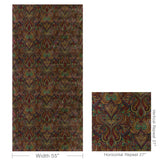 Lee Jofa CARSWELL VELVET TOPAZ/RUBY Upholstery Fabric