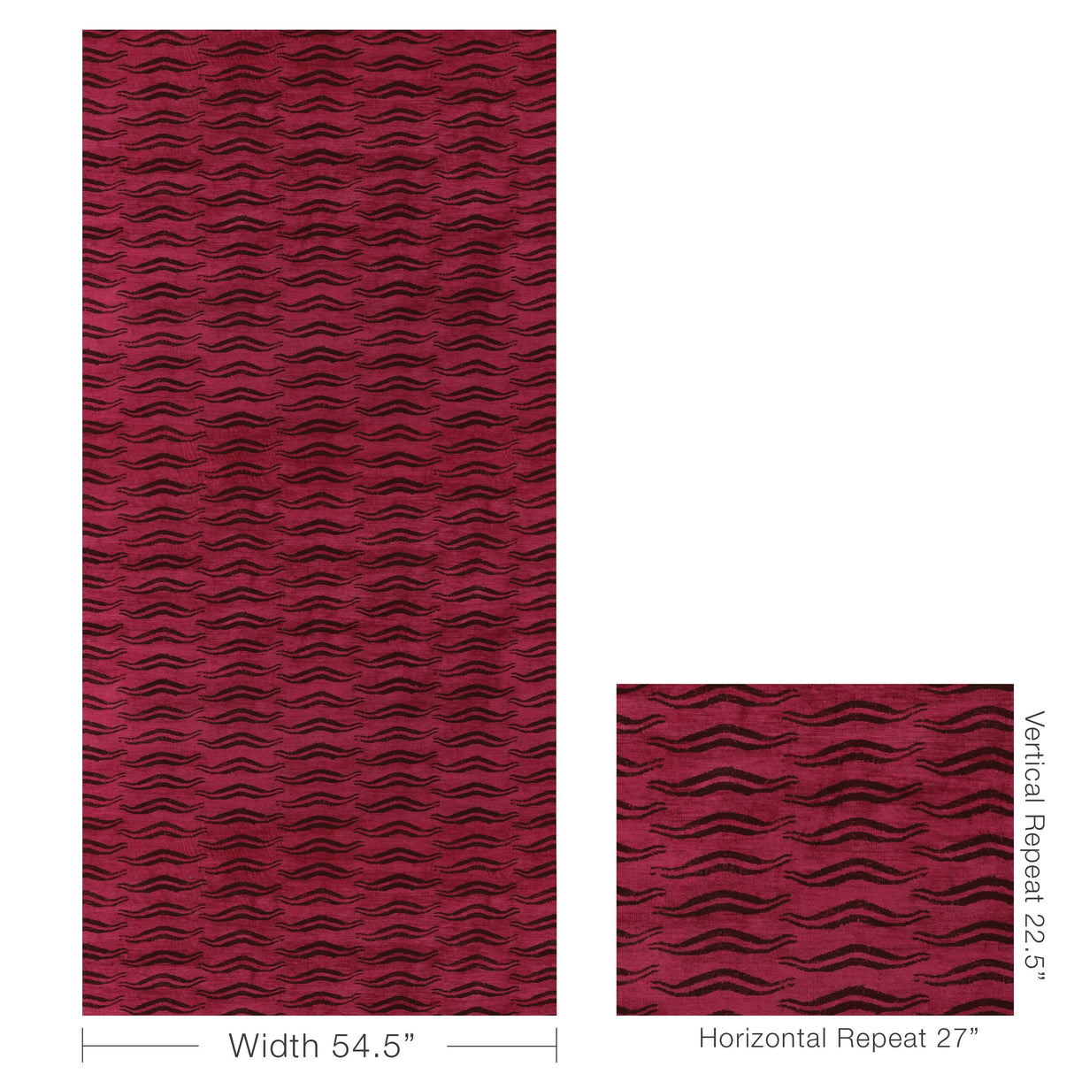 Lee Jofa BECKETT VELVET GARNET Upholstery Fabric