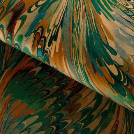 Lee Jofa TAPLOW VELVET TEAL/BRONZE Upholstery Fabric