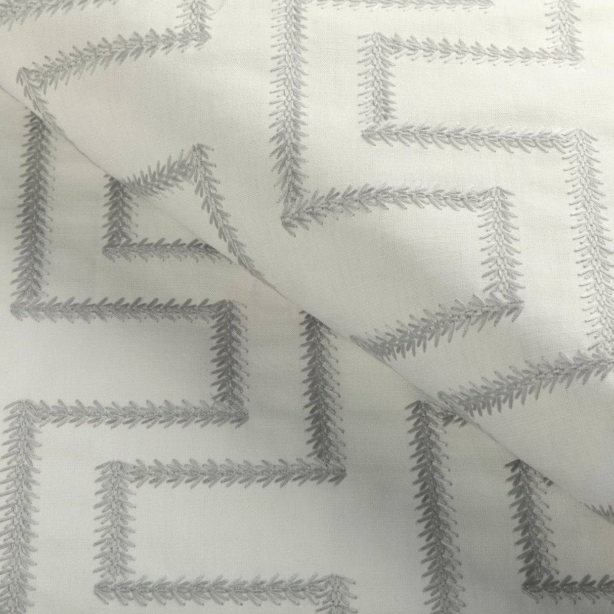 Kravet ROMAN FRET GREY Upholstery Fabric