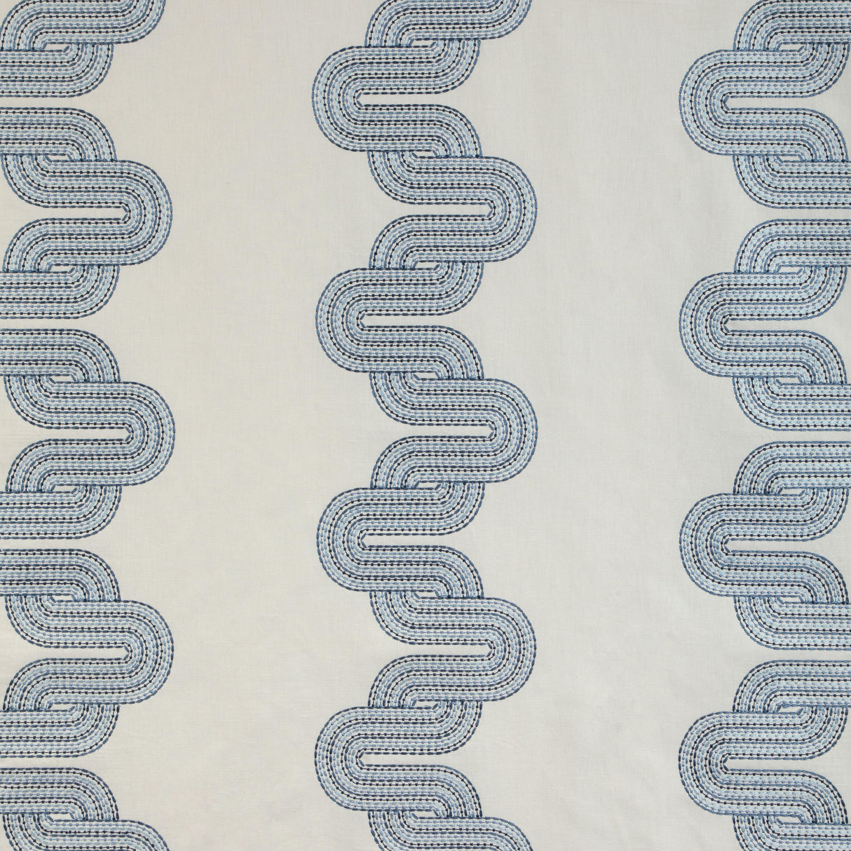 Kravet CLOUD CHAIN INDIGO Fabric