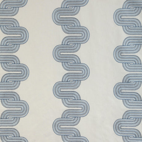 Kravet CLOUD CHAIN INDIGO Fabric