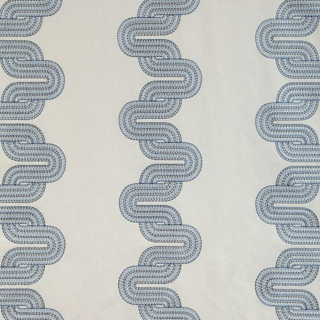 Kravet CLOUD CHAIN INDIGO Fabric