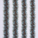 Brunschwig & Fils RAYURE FLEURIE II LAKE Fabric