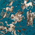 Brunschwig & Fils COSMIQUE PRINT TEAL Fabric