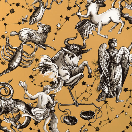 Brunschwig & Fils COSMIQUE PRINT GOLD Fabric