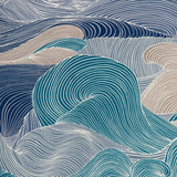 Brunschwig & Fils TOURBILLON PRINT LAPIS Fabric