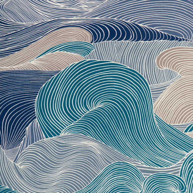 Brunschwig & Fils TOURBILLON PRINT LAPIS Fabric