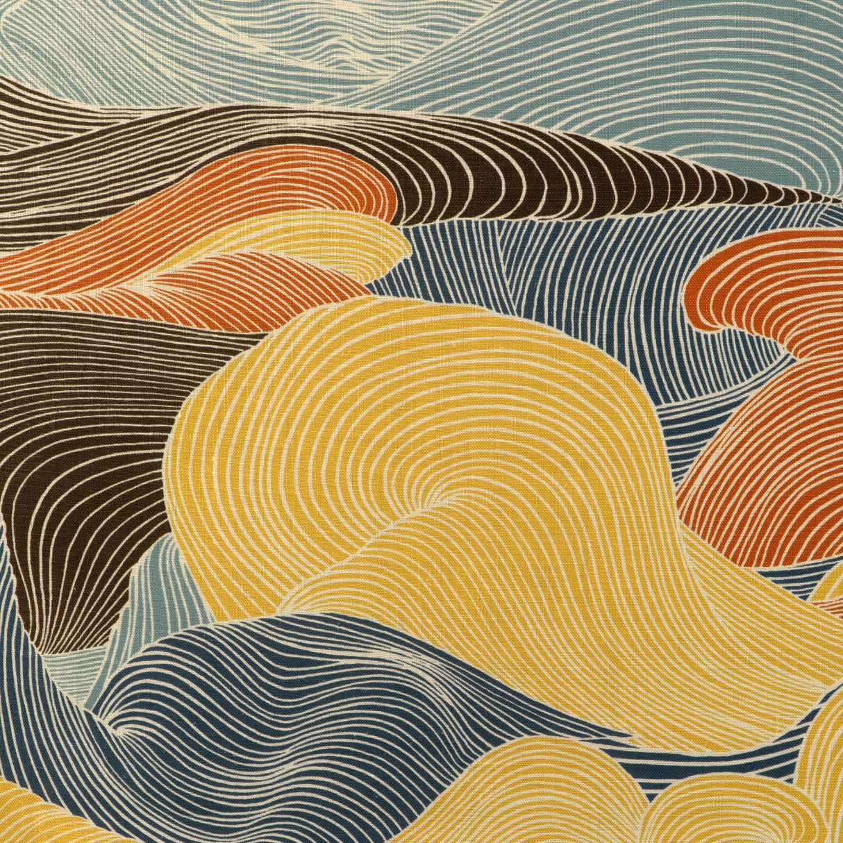 Brunschwig & Fils TOURBILLON PRINT TOPAZ Fabric