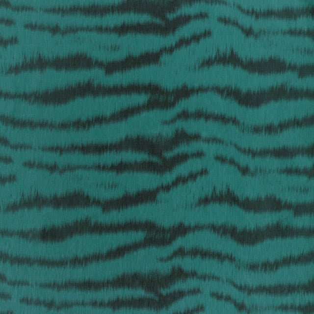 Brunschwig & Fils TIGRE WARP PRINT TEAL Drapery Fabric