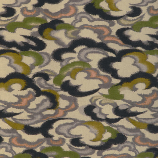 Brunschwig & Fils STRATUS PRINT PERIDOT/GOLD Fabric