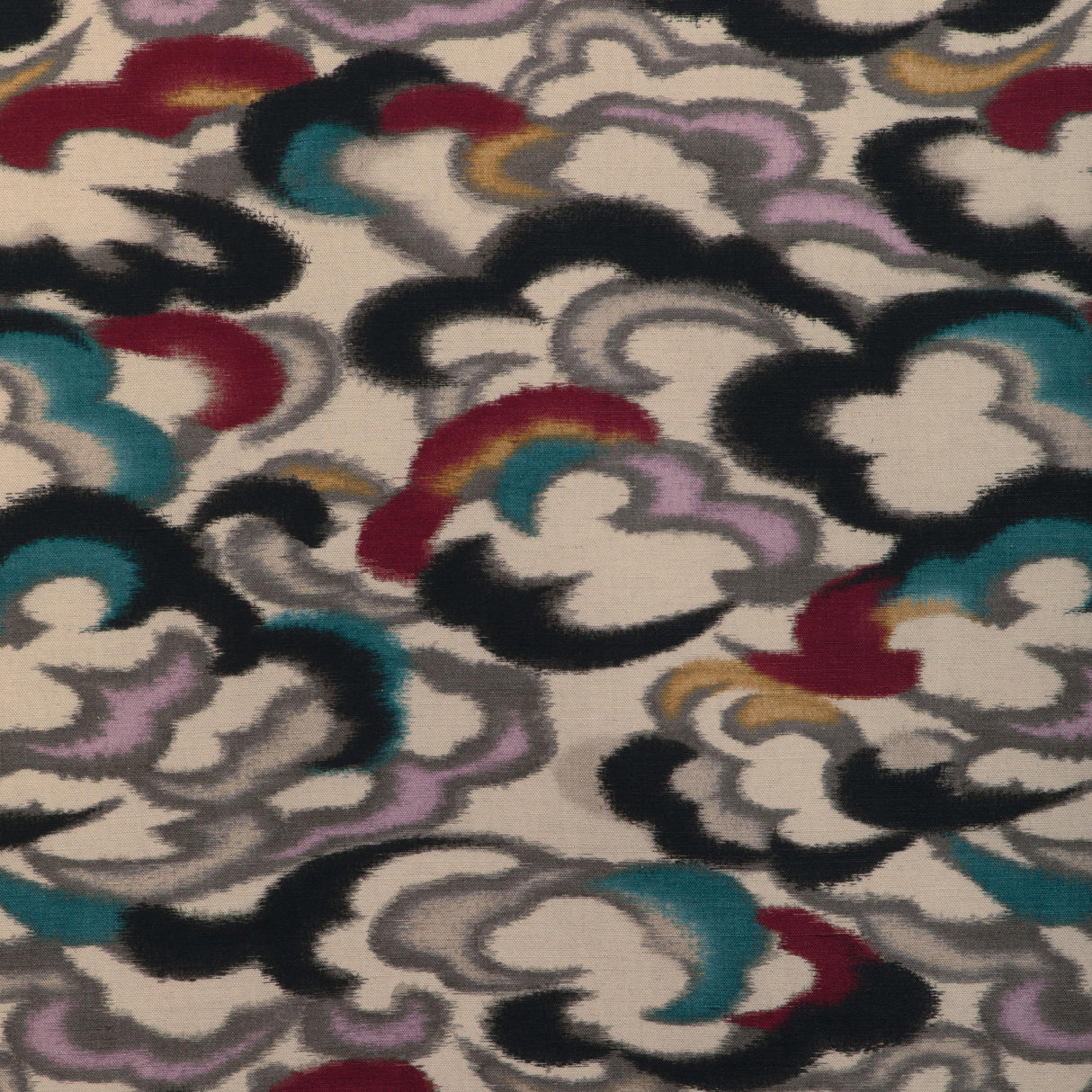 Brunschwig & Fils STRATUS PRINT TEAL/MULTI Fabric