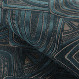 Brunschwig & Fils TIMBRE VELVET TEAL Upholstery Fabric