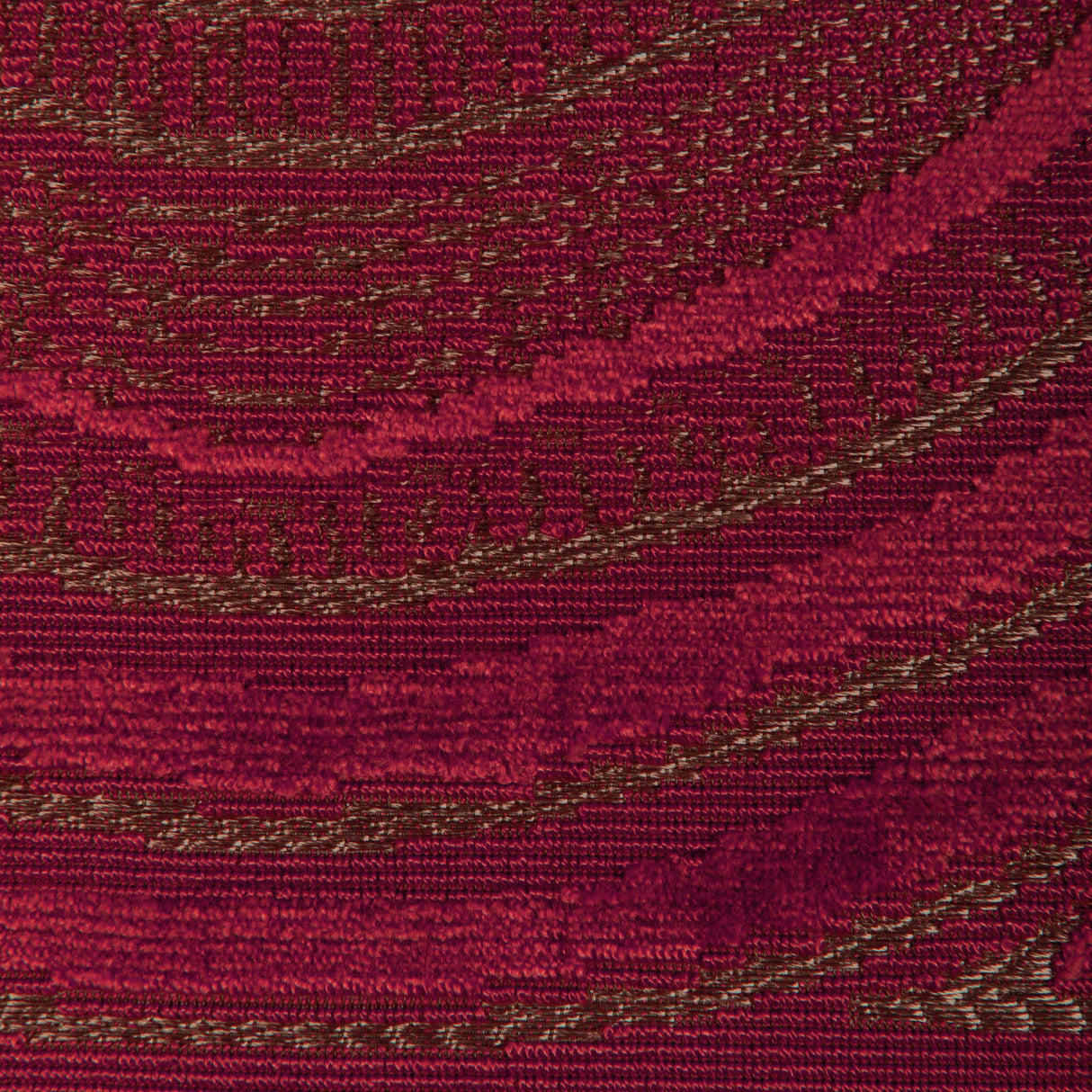 Brunschwig & Fils TIMBRE VELVET GARNET Upholstery Fabric