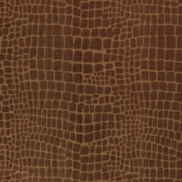 Brunschwig & Fils CROC VELVET AMBER Upholstery Fabric